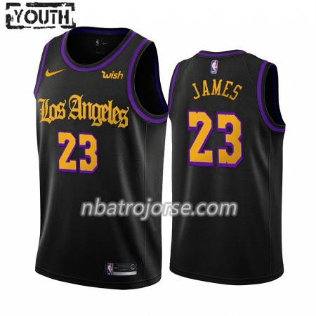 Barn Los Angeles Lakers Tröja LeBron James 23 2019-20 Nike City Creative Swingman